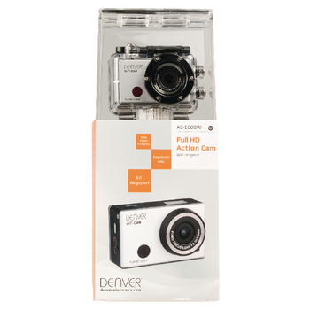 DV-AC-5000W Full hd action camera 1080p wi-fi zilver Verpakking foto
